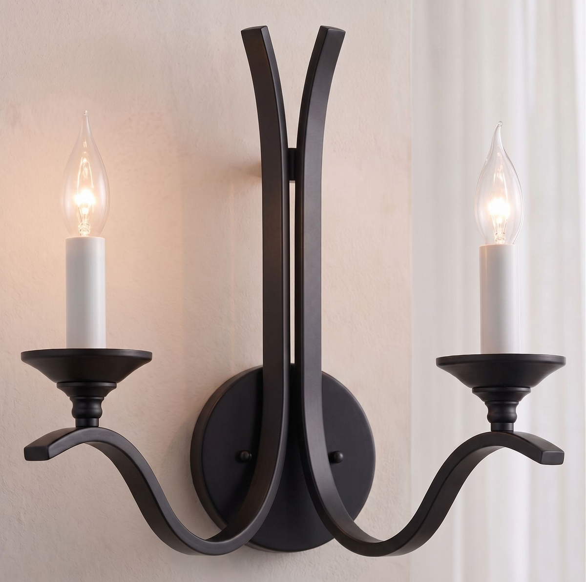 Winslow Wave Arm Wall Sconce