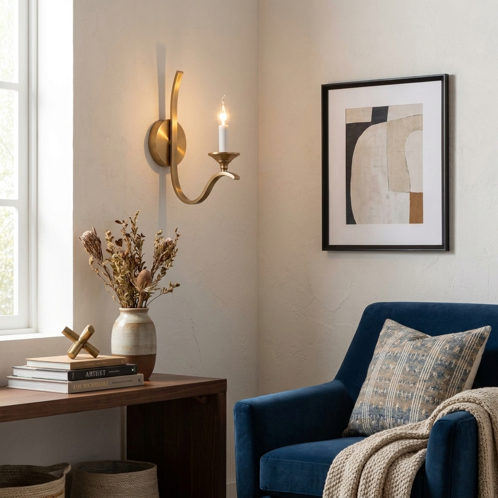 Calder Wave Arm Wall Sconce
