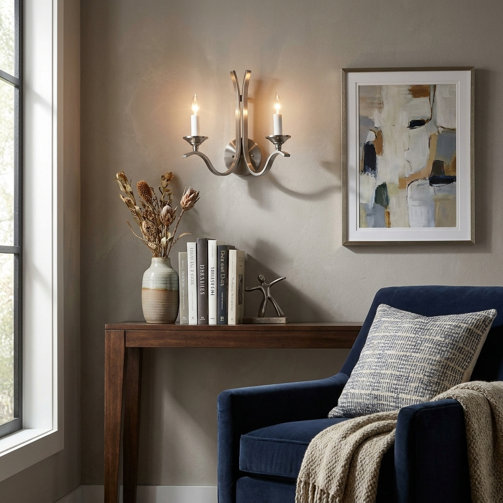 Winslow Wave Arm Wall Sconce