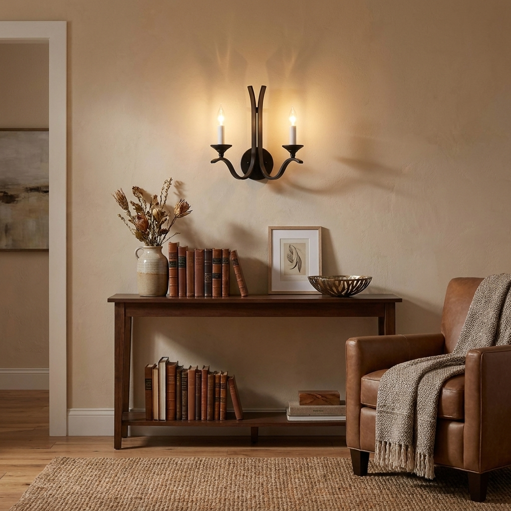 Winslow Wave Arm Wall Sconce