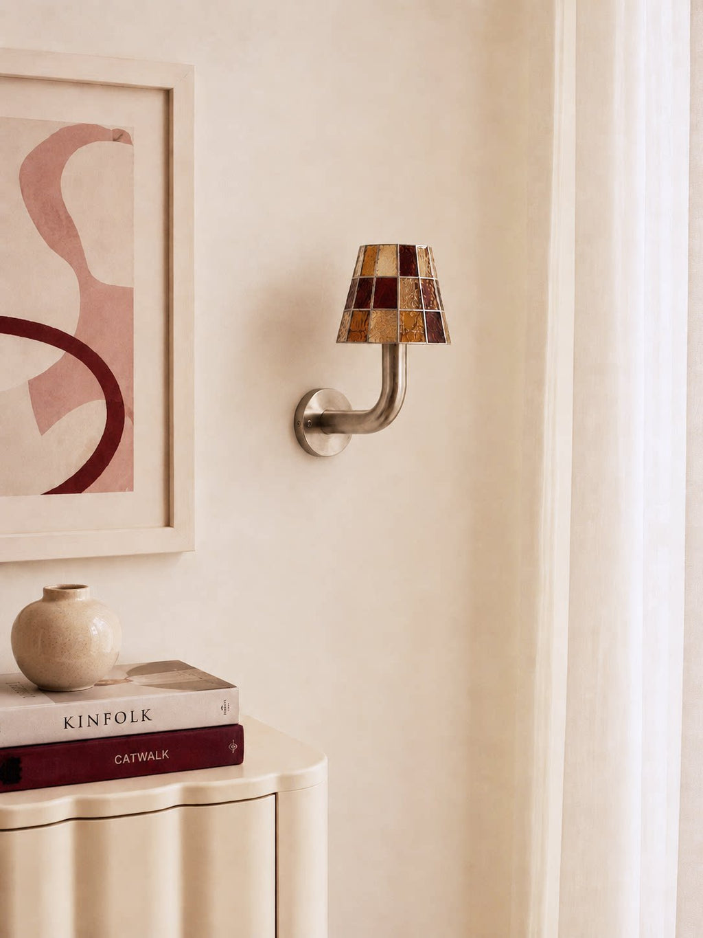 Wren Faceted Glass Sconce