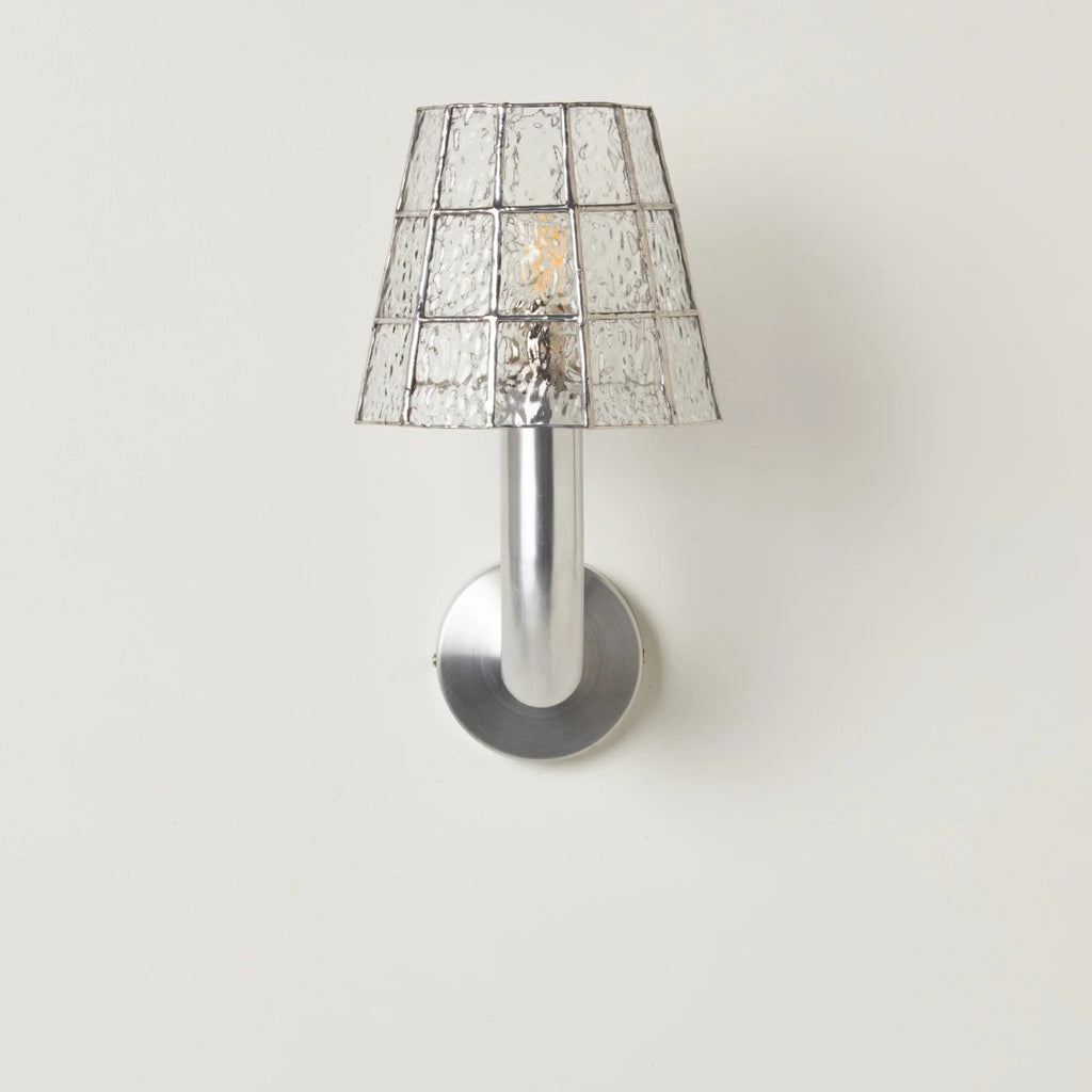 Wren Faceted Glass Sconce