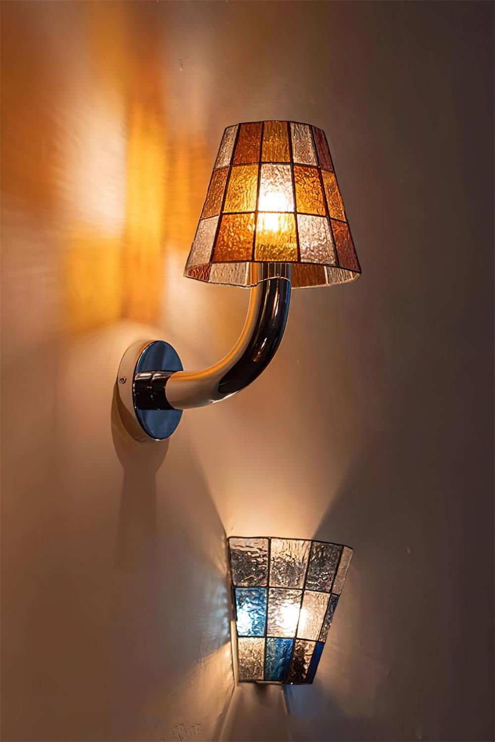 Wren Faceted Glass Sconce