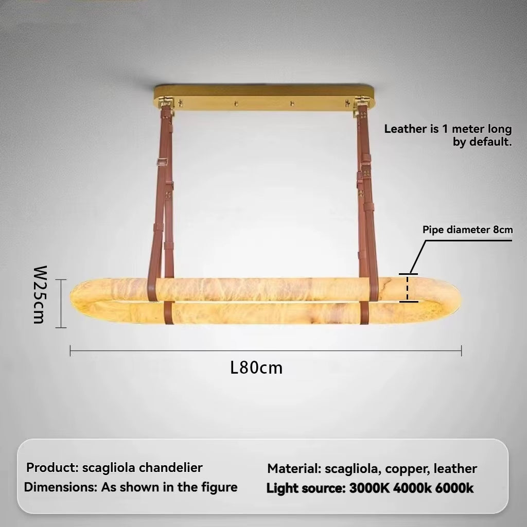 Modern Faux Alabaster Pendant Light Designer Multi Shape Chandelier for Villa Living Room Dining Room Showroom Home Decor