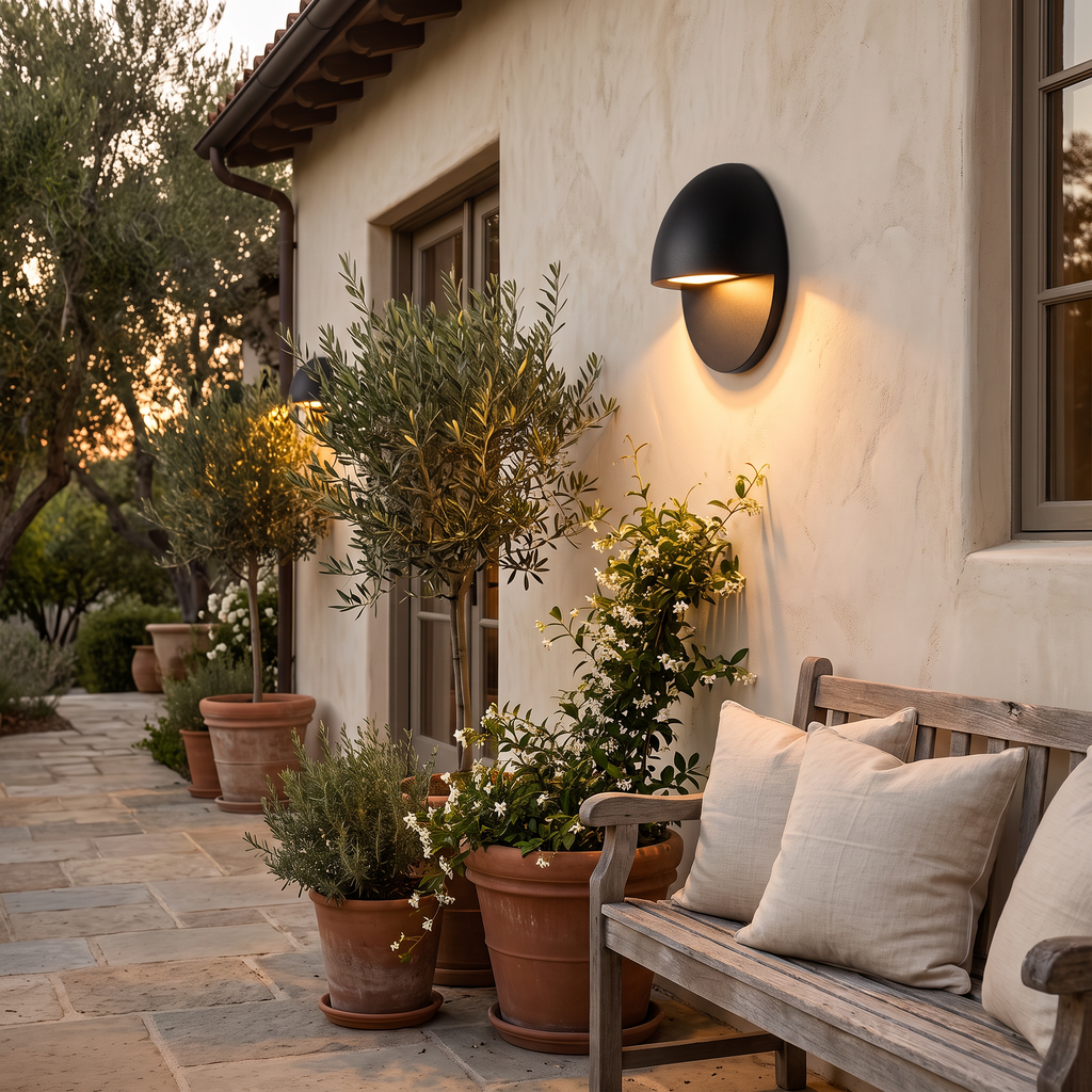 Linden Round Wall Sconce