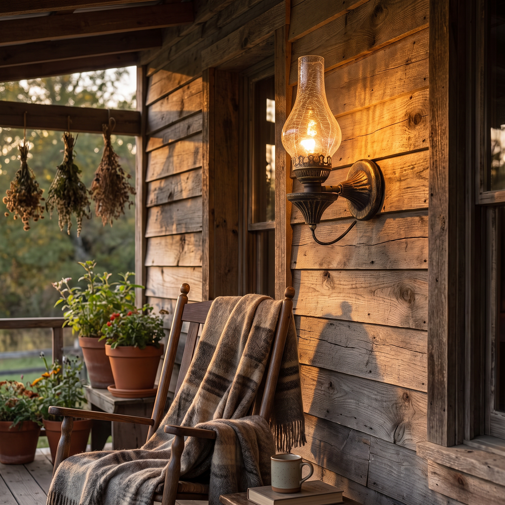 Ember Kerosene Wall Sconce