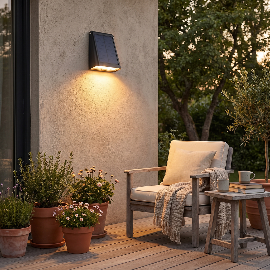 Norton Solar Wedge Wall Sconce