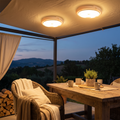 Solstice White Solar Ceiling Light
