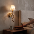 Meander Alabaster Cone Sconce