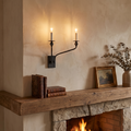 Laurel Branching Brass Sconce