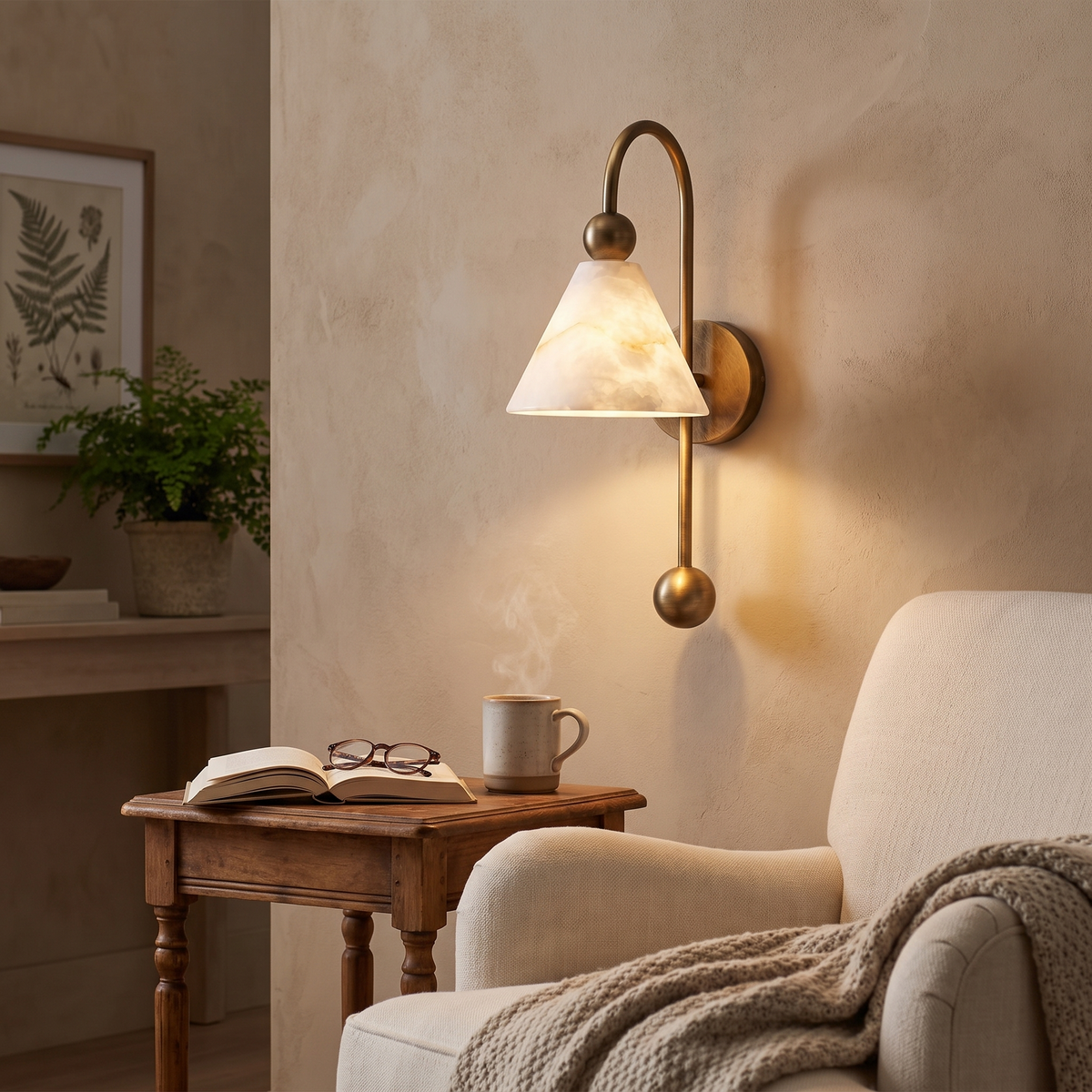 Holloway Antique Bronze Cone Sconce