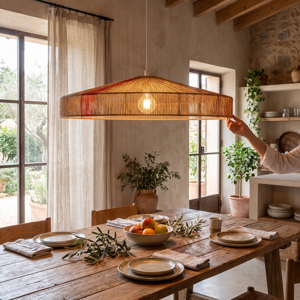 Horizon Woven Rope Pendant Lamp