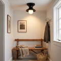 Bobbin Resin Flush Mount Light